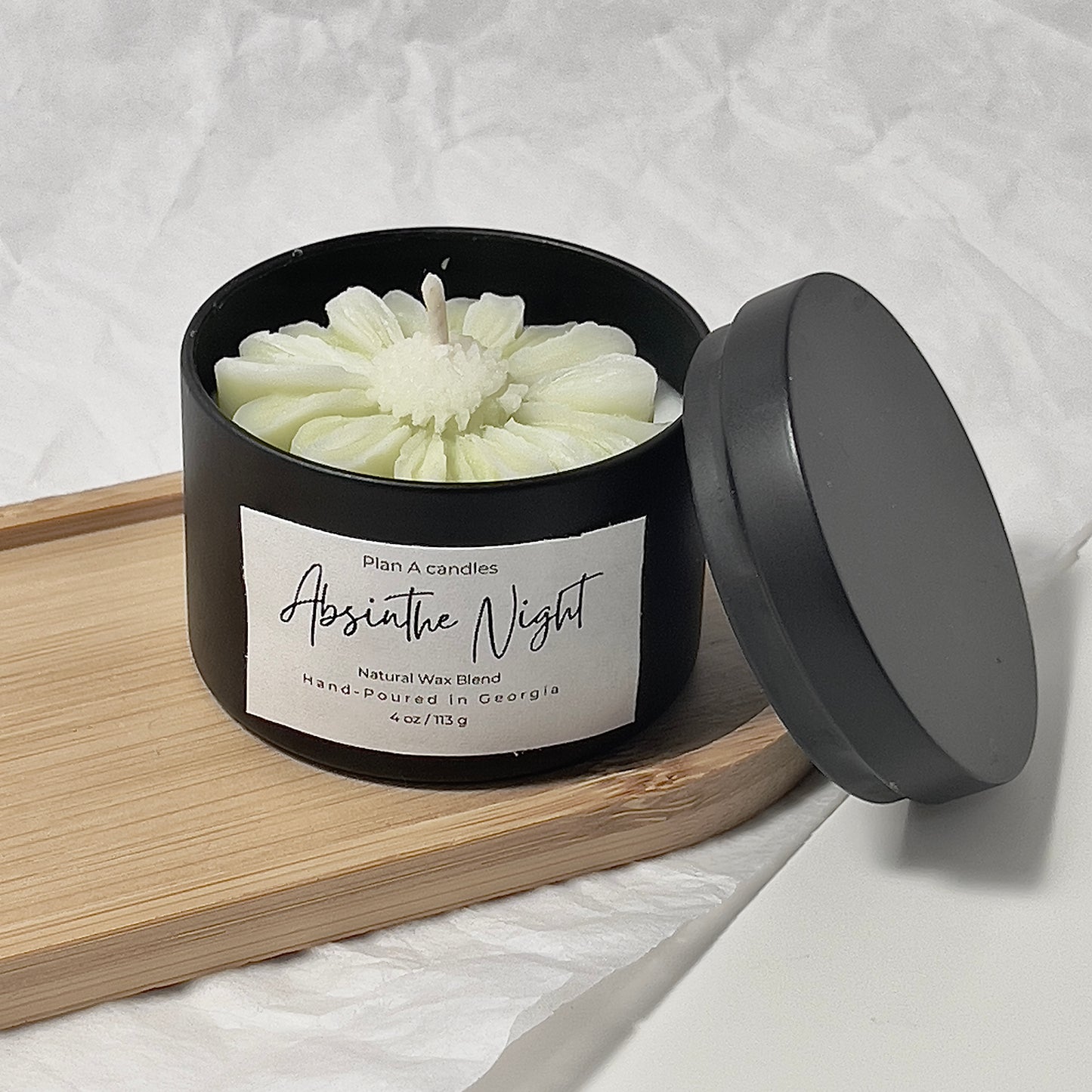 Absinthe Night 4oz Soy Wax Candle | Black Currant Absinthe